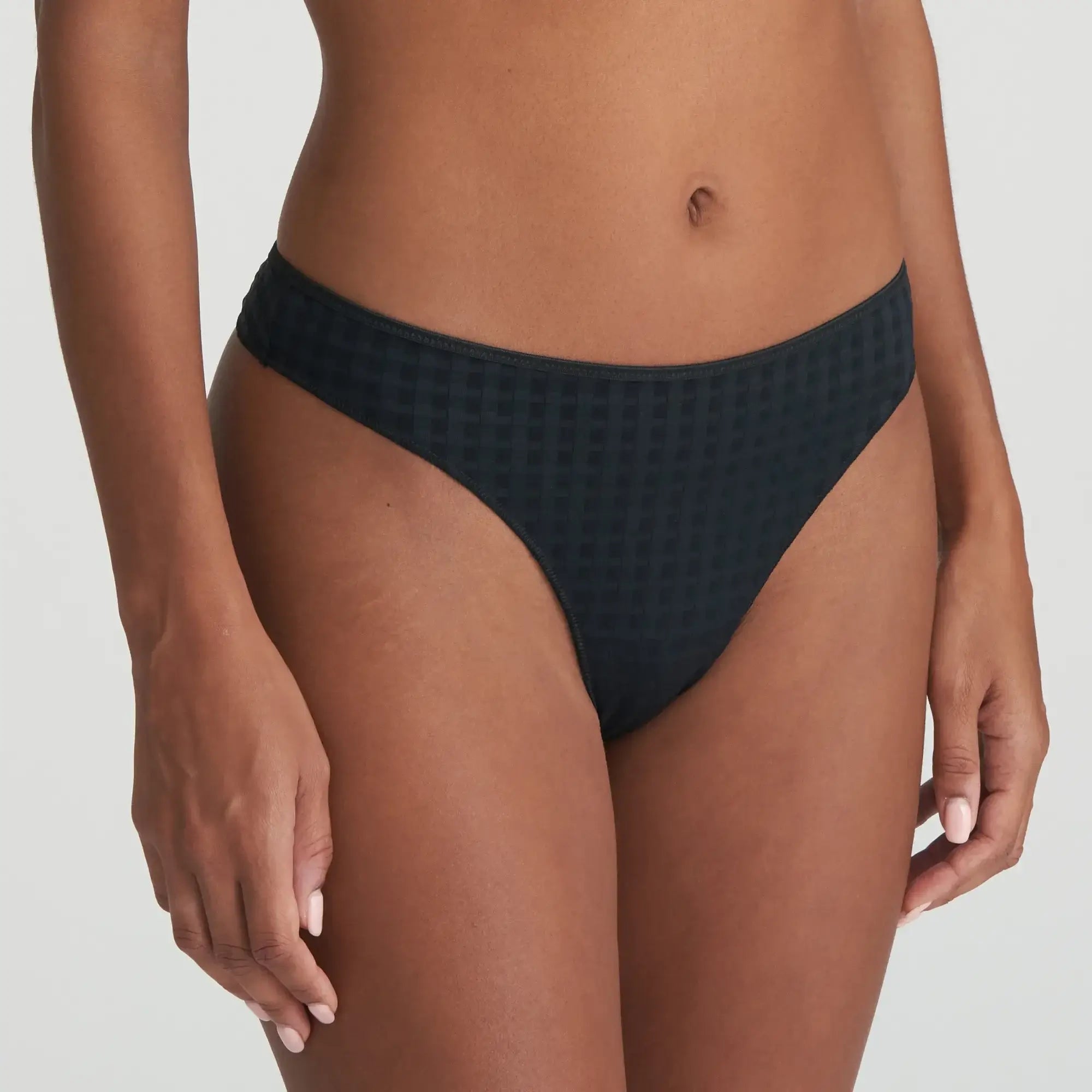 seamless sheer women thongs for a discreet sexy optionAvero Thong in Black