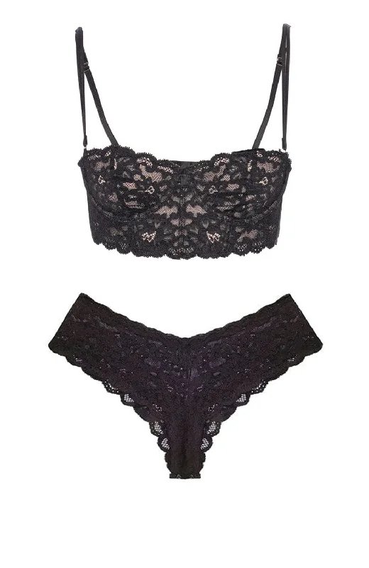 seamless lace - detailed women briefs for a sophisticated lookCharlotte Lace Longline Bra and Cheeky Brief seamless lace - detailed women briefs for a sophisticated lookCharlotte Lace Longline Bra and Cheeky Brief