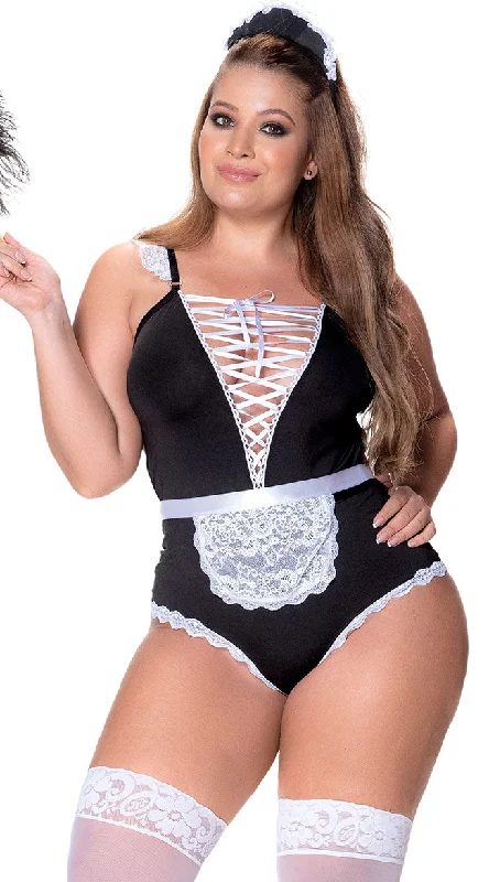 Plus Size Maid To Order Lingerie Costume