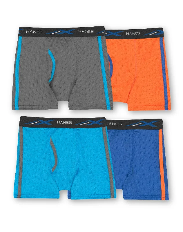 anti - static women briefs for reducing static clingBoys' X-Temp® Lightweight Mesh Boxer Briefs 4-Pack anti - static women briefs for reducing static clingBoys' X-Temp® Lightweight Mesh Boxer Briefs 4-Pack