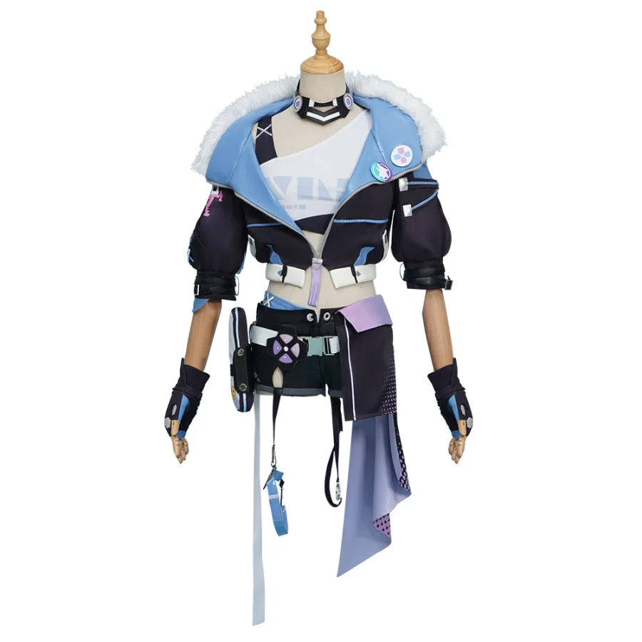 women warrior cosplay costumes fierceHonkai: Star Rail Silver Wolf Cosplay Costume C07704 A women warrior cosplay costumes fierceHonkai: Star Rail Silver Wolf Cosplay Costume C07704 A