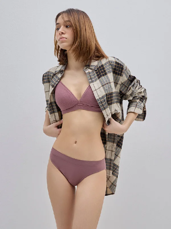 petite women bikini briefs for a flattering fitSuperstar Mauve Seam-Free Bikini Brief