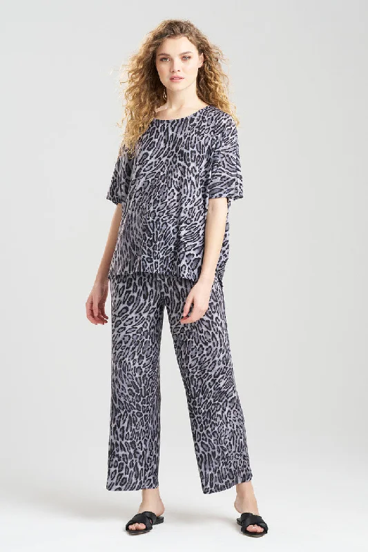 women's pajama sets with a matching eye maskWilderness Boat Neck PJ