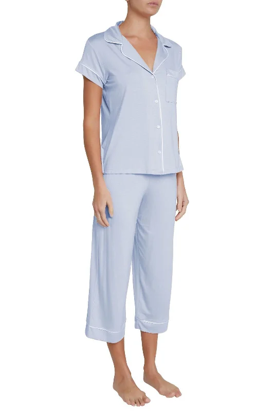 women's pajama sets with a vintage designGisele Cropped PJ Set