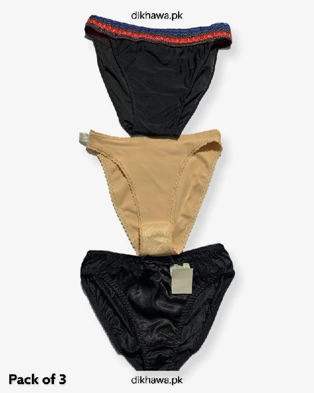 swim - proof women bikini briefs for water sportsPack of 3 Imported Stocklot Branded Silk Panty Bikini Style Sexy Thong Panty Swimwear Panty swim - proof women bikini briefs for water sportsPack of 3 Imported Stocklot Branded Silk Panty Bikini Style Sexy Thong Panty Swimwear Panty