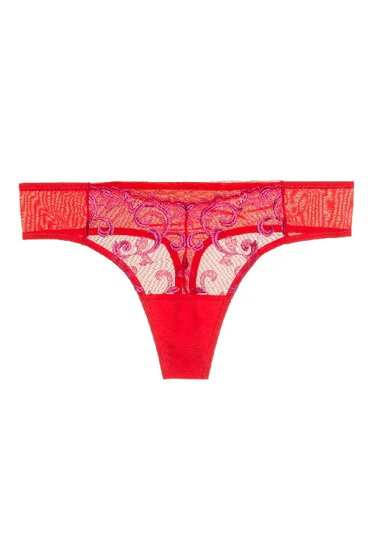 seamless bamboo - fiber women thongs for a healthy optionEmbellished Thong
