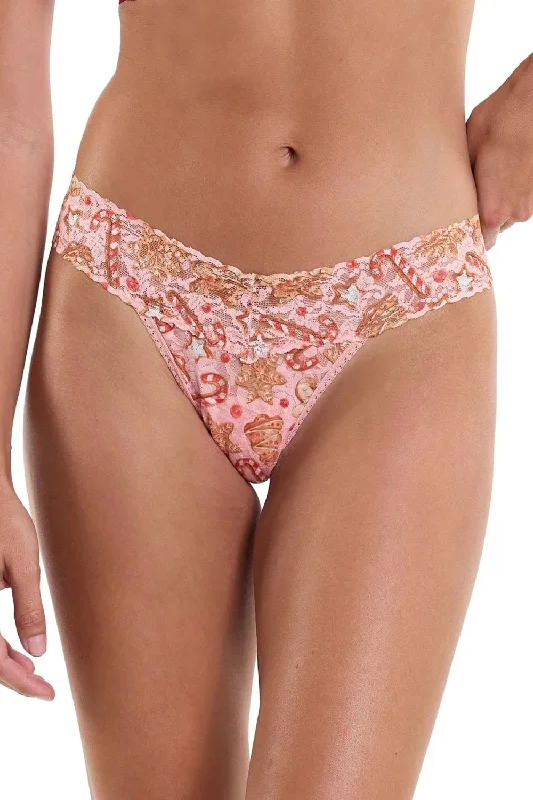 seamless beaded women thongs for a sophisticated designGinger Bread Low Rise Thong
