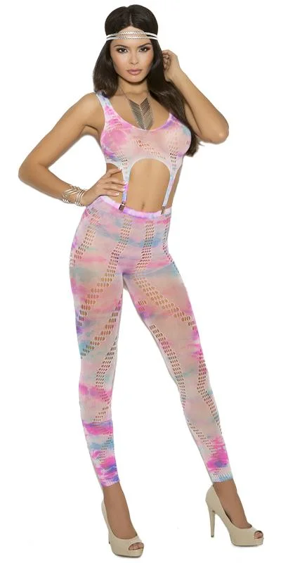 hand wash only women sexy lingerieSexy Embrace Tie Dye Fishnet Garter Clip Bodystocking hand wash only women sexy lingerieSexy Embrace Tie Dye Fishnet Garter Clip Bodystocking