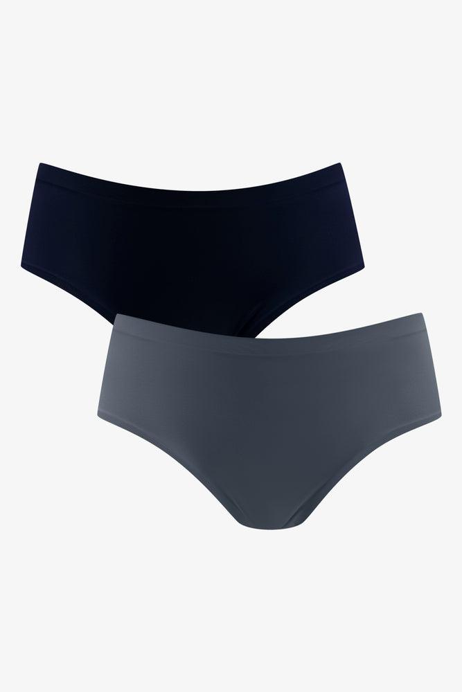 Women's Tummy Control Lingerie 2 Pack Bonded Boylegs Blue