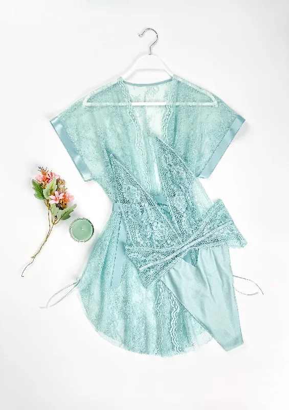 women robes with a nautical - themed patternRobe set