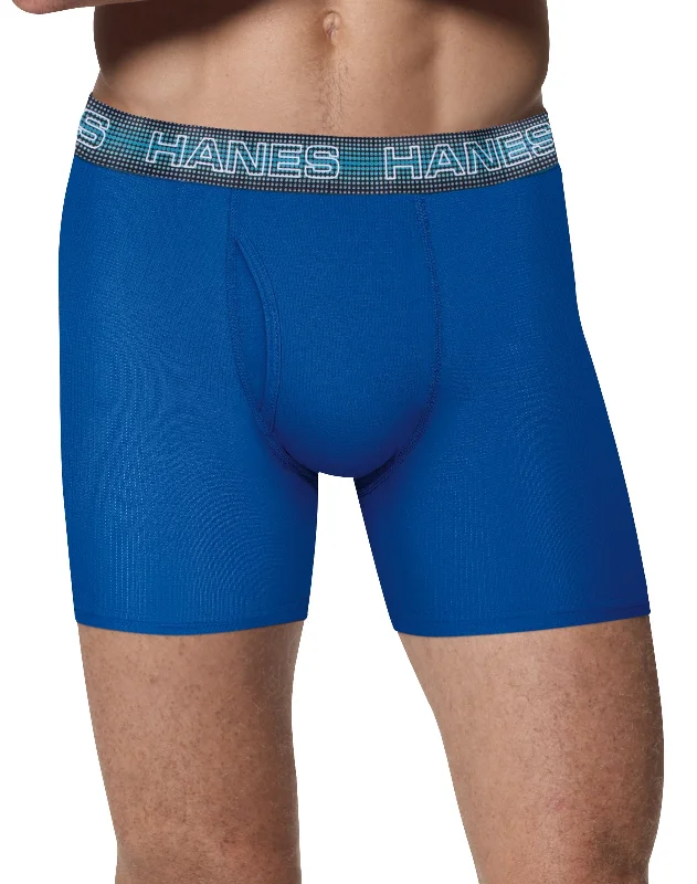 seamless quick - drying women briefs for water - related activitiesHanes Mens Sport X-Temp Ultra Light Performance Air Boxer Briefs 3-Pack