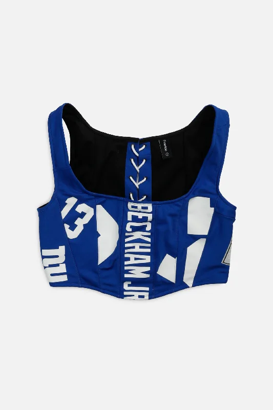 affordable women bustiers and corsetsRework NY Giants NFL Corset - S