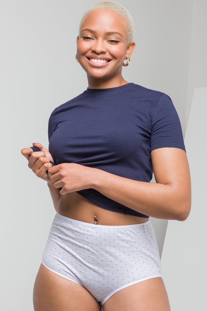 seamless organic cotton women briefs for eco - conscious users3 Pack Briefs Green & White seamless organic cotton women briefs for eco - conscious users3 Pack Briefs Green & White