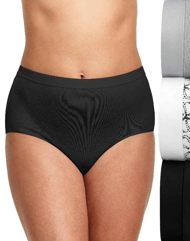 adjustable - waist women briefs for a customizable fitHanes Ultimate® Women's Constant Comfort® X-Temp® Brief 3-Pack adjustable - waist women briefs for a customizable fitHanes Ultimate® Women's Constant Comfort® X-Temp® Brief 3-Pack