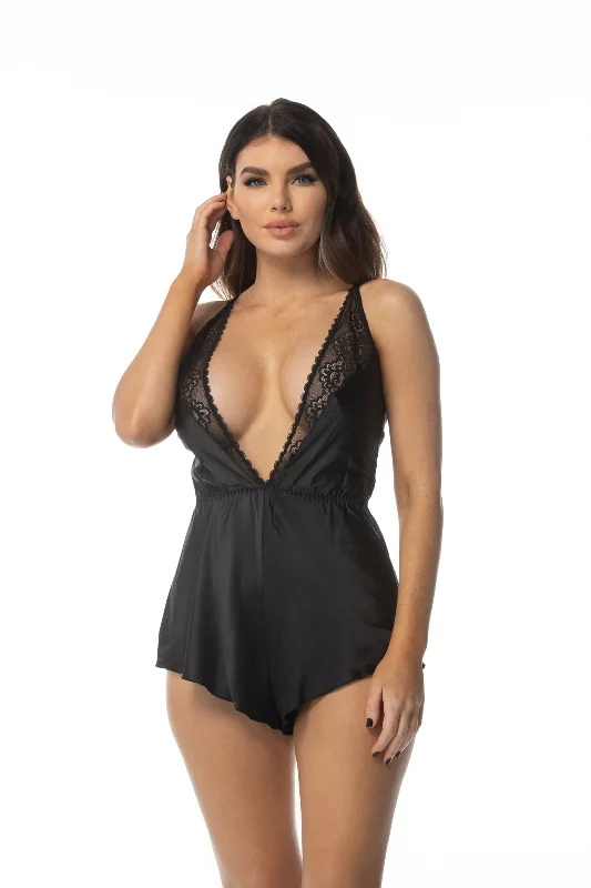 Women's Satin Sleepwear Lingerie Romance Romper®