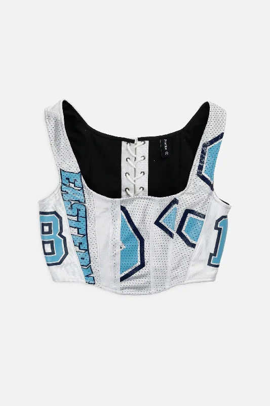 zip front women bustiers and corsets designRework Eastern Illinois NCAA Corset - XS