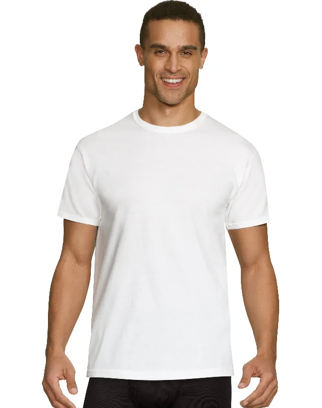 Women's Lingerie with Matching Robes Hanes Mens Ultimate X-Temp Sport Crewneck Undershirt 4-Pack