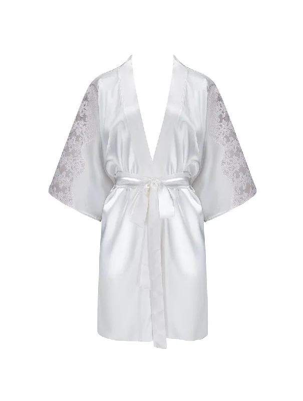long - length women robes for full coverageAria Silk Robe