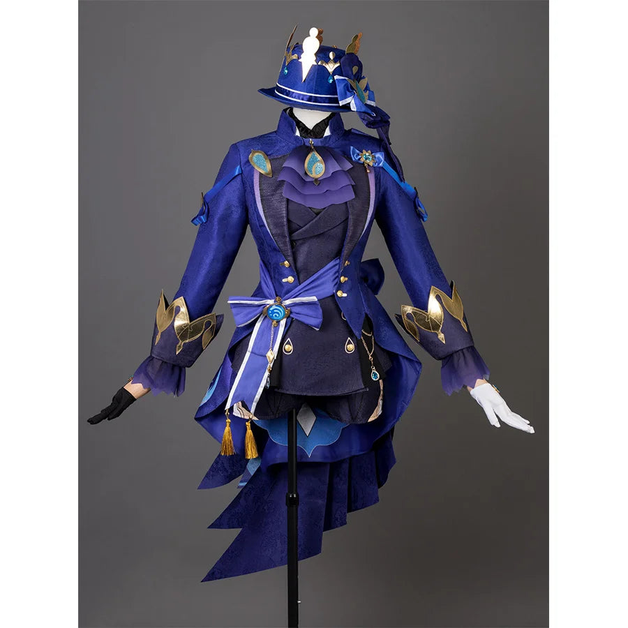 women mermaid cosplay costumes tail - designGenshin Impact Black Furina Hydro Archon Cosplay Costume C08739E B women mermaid cosplay costumes tail - designGenshin Impact Black Furina Hydro Archon Cosplay Costume C08739E B