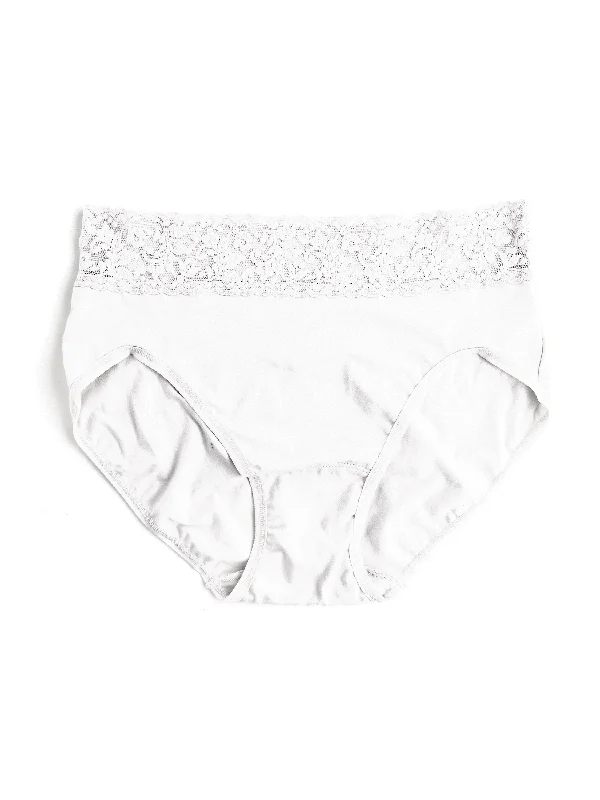moisture - wicking women briefs for sweaty daysSupima® Cotton French Brief White