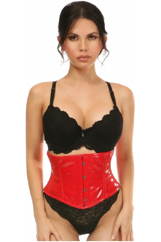 prom women bustiers and corsets dressesLavish Red Patent Mini Cincher