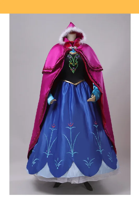 women cosplay costumes for couplesFrozen Anna Winter Outfit Cosplay Costume