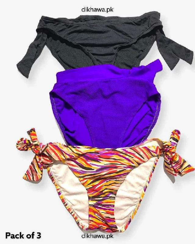 matching women bikini briefs with swim topsPack of 3 Imported Stocklot Branded Jersey Panty Bikini Style Sexy Thong Panty Swimwear Panty matching women bikini briefs with swim topsPack of 3 Imported Stocklot Branded Jersey Panty Bikini Style Sexy Thong Panty Swimwear Panty