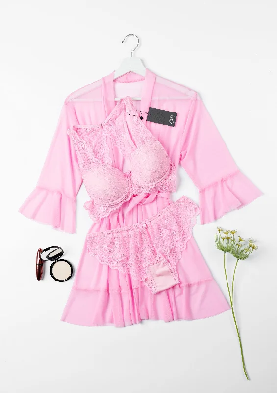 women robes with moisture - wicking fabricSexy Robe Set