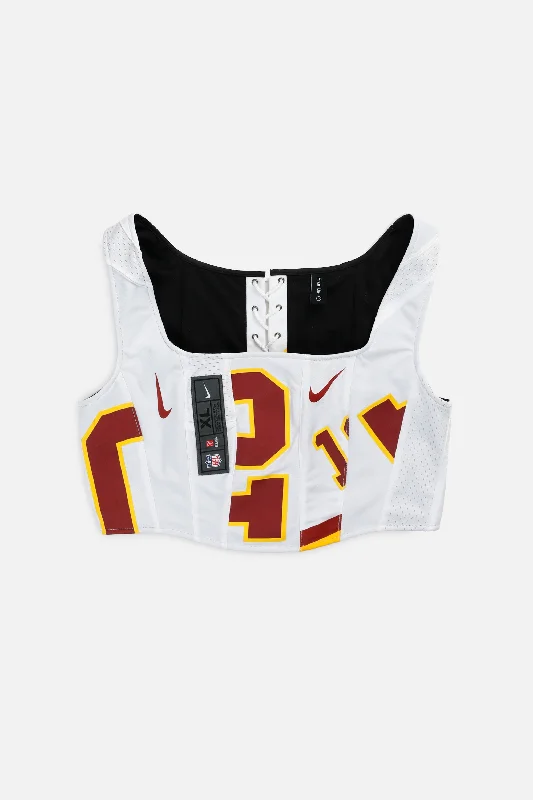 strapless women bustiers and corsets styleRework Washington Commanders NFL Corset - XL strapless women bustiers and corsets styleRework Washington Commanders NFL Corset - XL