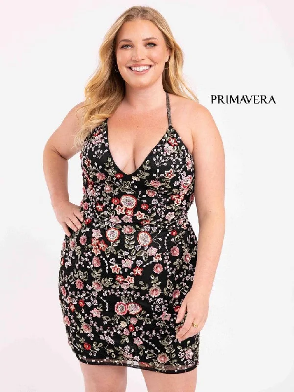 women sexy dresses with lace - trimmed hemlinesPrimavera Couture Short Plus Size Dress 3881 women sexy dresses with lace - trimmed hemlinesPrimavera Couture Short Plus Size Dress 3881