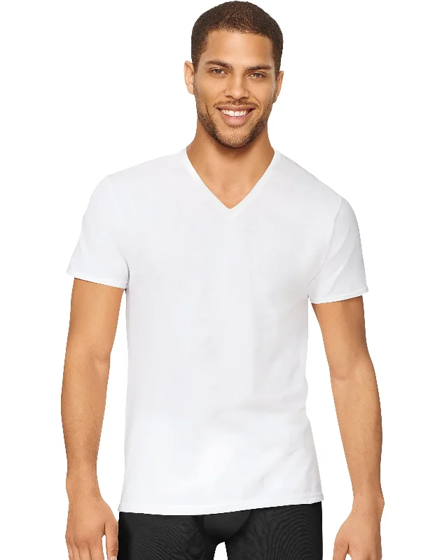 Luxury Lingerie for Special Occasions Hanes Mens Ultimate Stretch White V-Neck Undershirt 2X 3-Pack