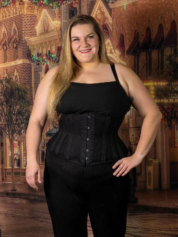 historical reenactment women bustiers and corsetsPlus Size Mesh Romantic Curve Longline Underbust Corset : CS-411 historical reenactment women bustiers and corsetsPlus Size Mesh Romantic Curve Longline Underbust Corset : CS-411