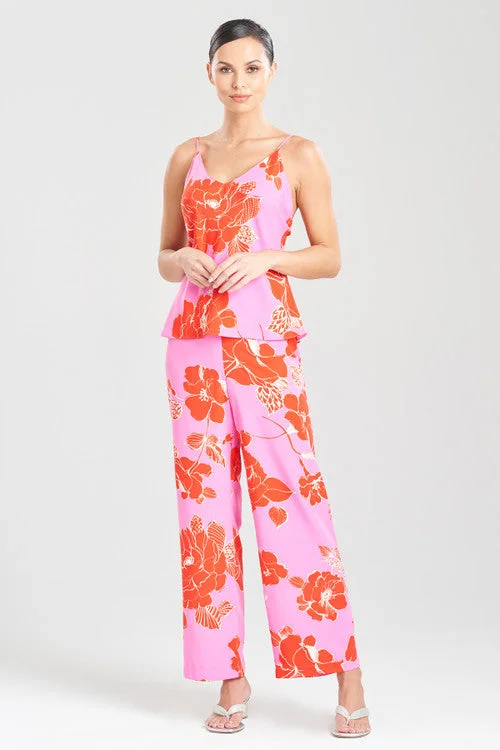 women's pajama sets with a matching eye maskPassion Flower Cami PJ