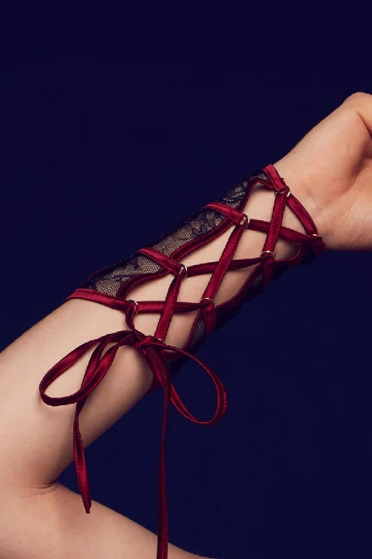 Breathable Bamboo Lingerie for Women Odette Wrist Cuffs