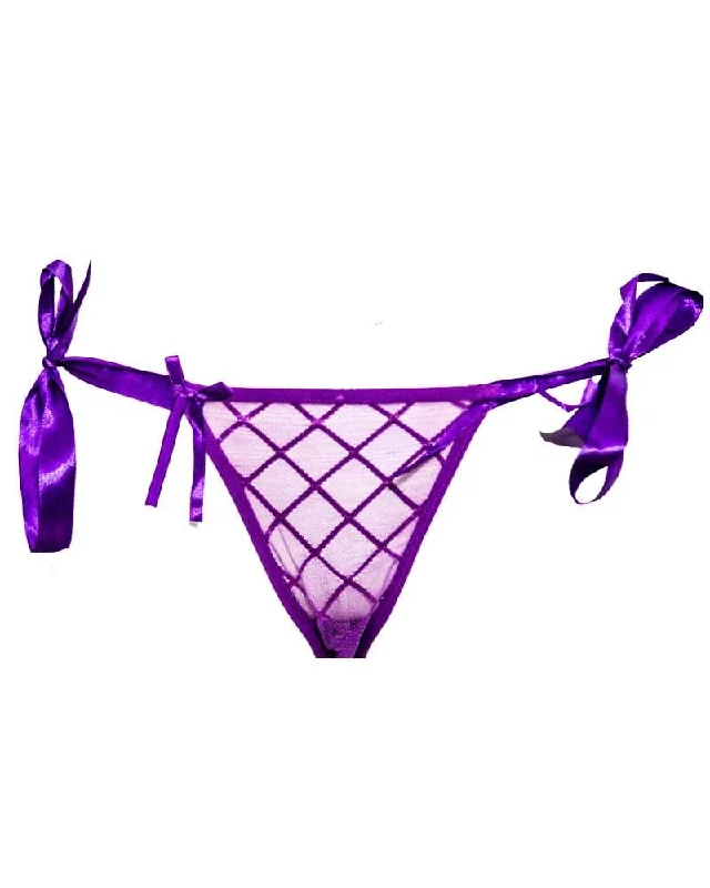 printed women bikini briefs with floral patternsPurple Net See Through Panty - Bikini Type Underwear printed women bikini briefs with floral patternsPurple Net See Through Panty - Bikini Type Underwear