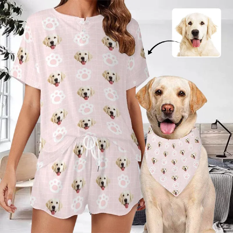 women's nightgowns for a romantic night inCustom Dog Face Pink Pajama Set Women's Short Sleeve Top and Shorts Loungewear Athletic Tracksuits women's nightgowns for a romantic night inCustom Dog Face Pink Pajama Set Women's Short Sleeve Top and Shorts Loungewear Athletic Tracksuits
