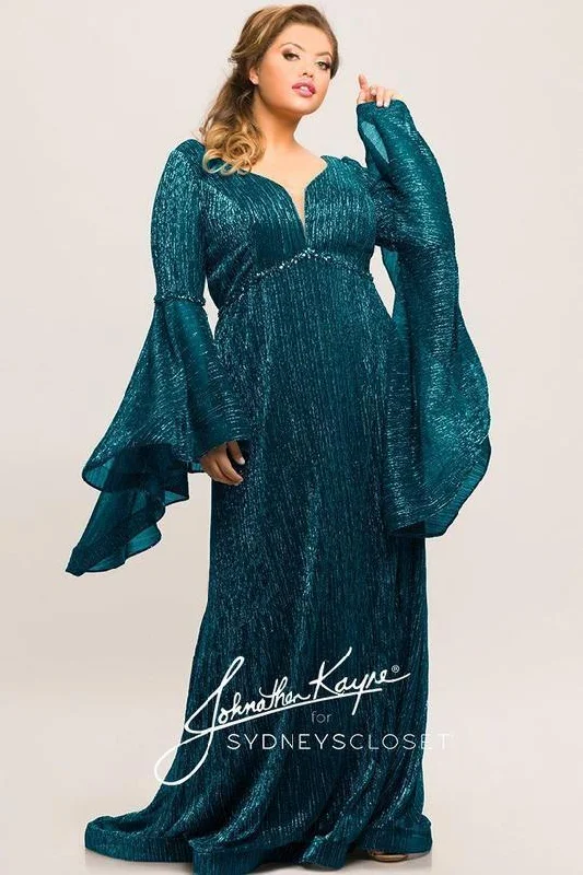 women sexy dresses for belly dance festivalsSydneys Closet Plus Size Long Prom Dress