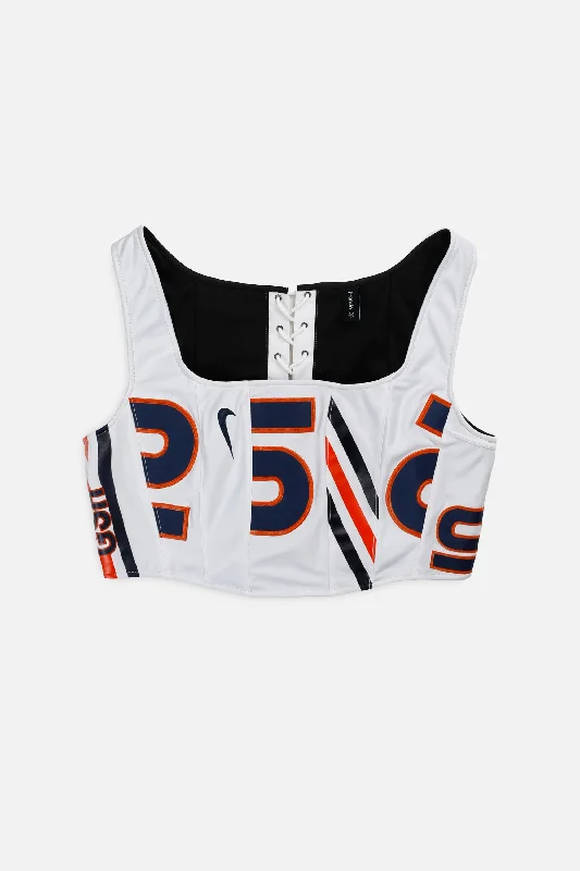 beaded women bustiers and corsetsRework Chicago Bears NFL Corset - XXL