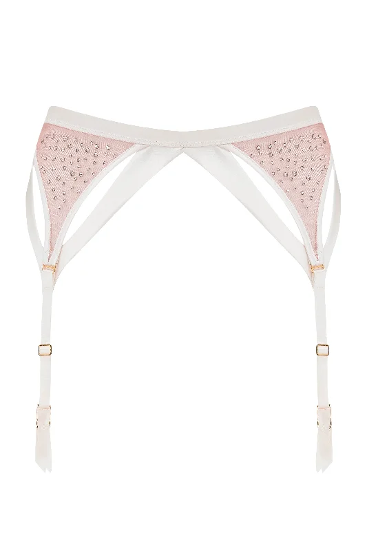Breathable Bamboo Lingerie for Women Krystal Suspender - Bridal Limited Edition