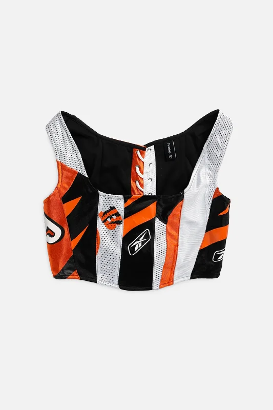 plus size women bustiers and corsetsRework Cincinnati Bengals NFL Corset - XS