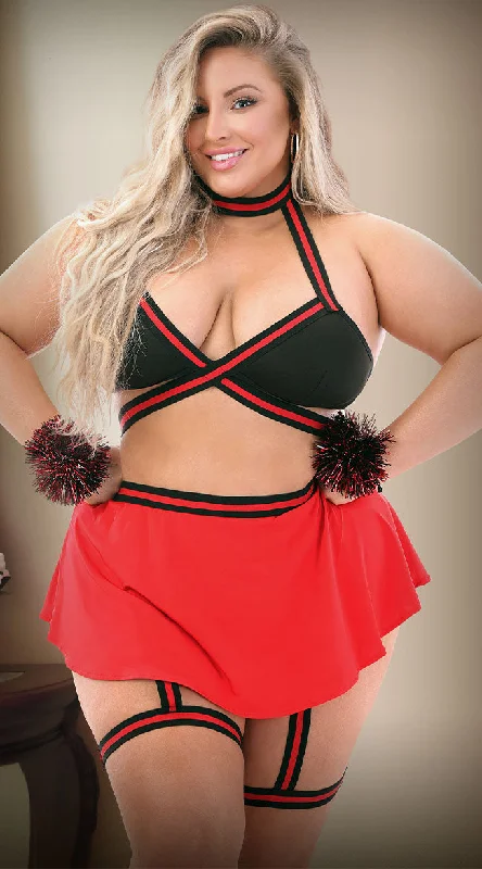Plus Size Oh Cheer Lingerie Costume