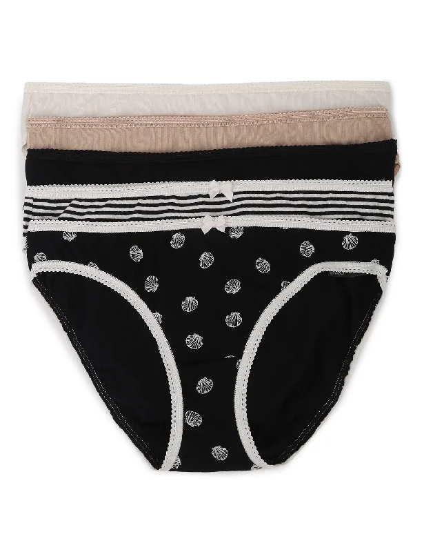 antibacterial women bikini briefs for hygieneIBO 5pk Cotton Lycra Bikini
