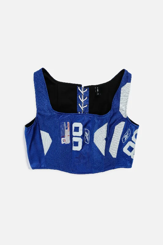 Edwardian inspired women bustiers and corsetsRework Indianapolis Colts NFL Corset - XL Edwardian inspired women bustiers and corsetsRework Indianapolis Colts NFL Corset - XL