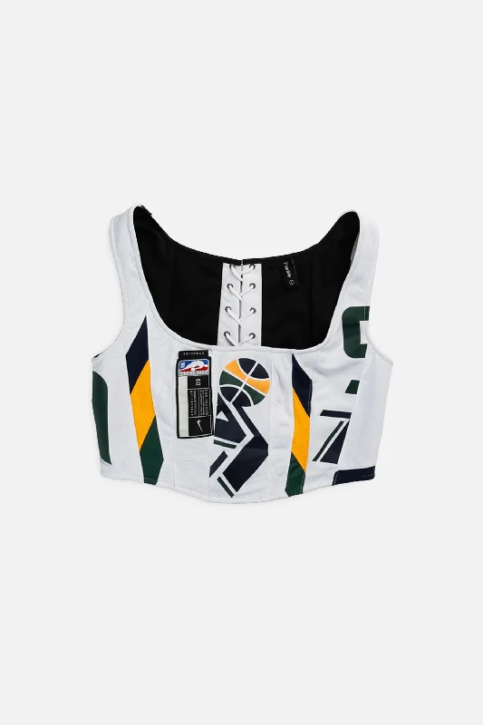 short women bustiers and corsetsRework Utah Jazz NBA Corset - S
