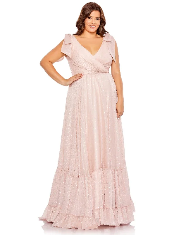 women sexy dresses with ruffled sleevesMac Duggal 68120 Long Plus Size Formal Prom Dress women sexy dresses with ruffled sleevesMac Duggal 68120 Long Plus Size Formal Prom Dress