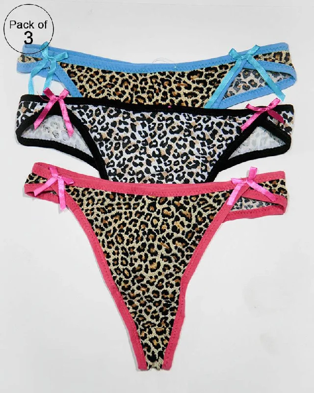 low - rise women thongs for a trendy and modern lookPack of 3 Womens Thong Underwear Panties – AF-109 – Mix Colors low - rise women thongs for a trendy and modern lookPack of 3 Womens Thong Underwear Panties – AF-109 – Mix Colors
