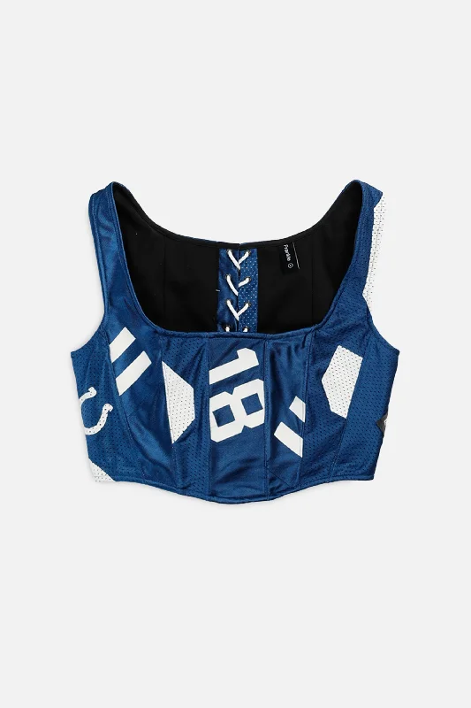 cosplay women bustiers and corsets costumesRework Indianapolis Colts NFL Corset - S