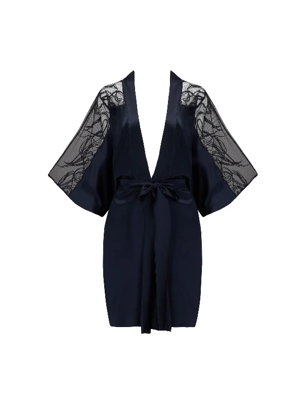 soft cotton women robes for comfortFridar Silk Robe