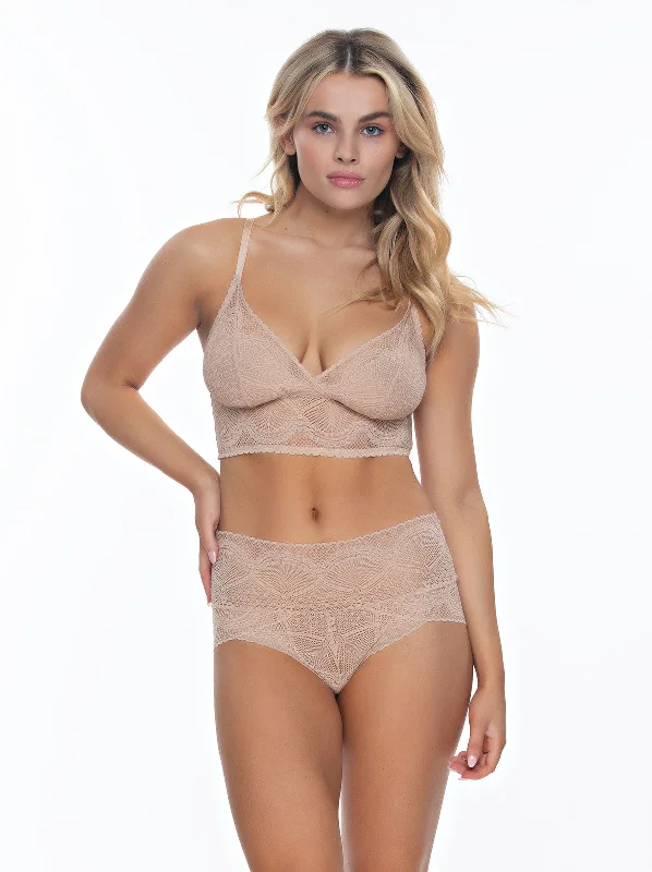 silk - lined women briefs for a touch of luxuryFinesse Super Stretchy Lace Bralette & Brief 2-Piece Set silk - lined women briefs for a touch of luxuryFinesse Super Stretchy Lace Bralette & Brief 2-Piece Set
