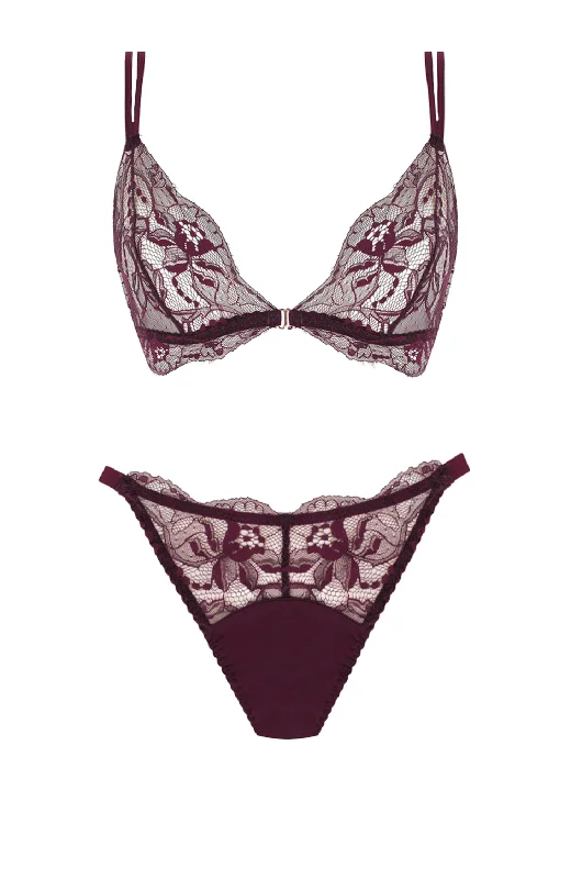 seamless silk - lined women briefs for a smooth and soft feelEliza Boudoir Bra and Ouvert Brief Set seamless silk - lined women briefs for a smooth and soft feelEliza Boudoir Bra and Ouvert Brief Set